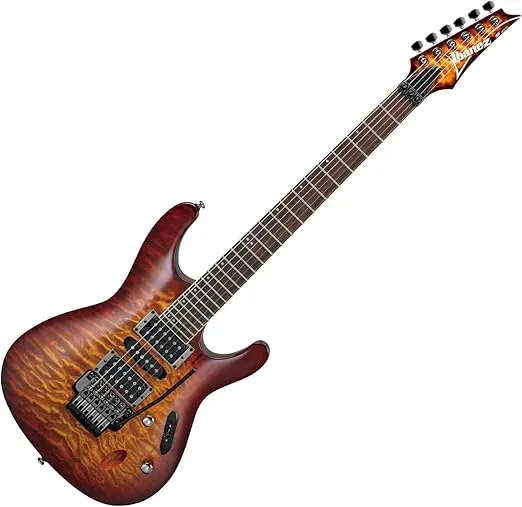 Ibanez S Series S670QM - Dragon Eye Burst