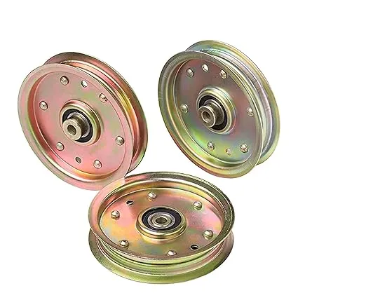 Flat Idler Pulley for MTD Cub Cadet RZT 50 L54 42 S50 Troy-Bilt GT54 TB2450 756-04129B 956-04129C Pack of 3