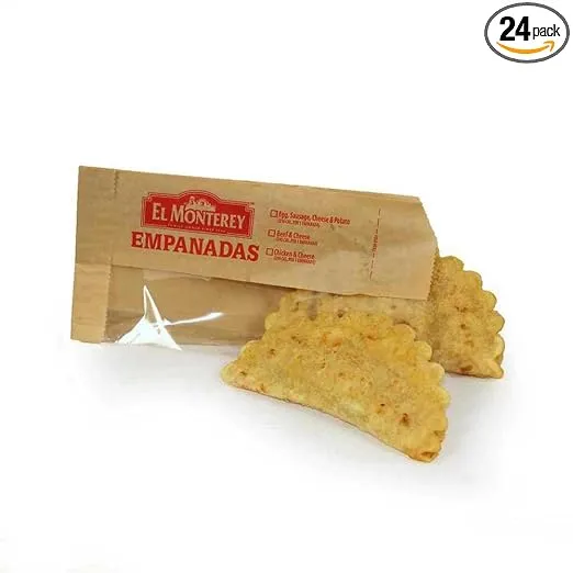 El Monterey Chicken and Cheese Empanadas, 3 Ounce -- 24 per case.