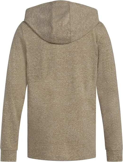 adidas Boys' Long Sleeve Cotton Bos Logo Hooded T-Shirt