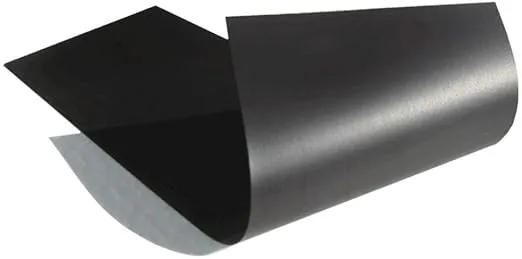 Thin & Flexible Magnetic Material Sheet 4 x 12-inch (.020 in. thick) Black for Magnetizing Bumper Sticker