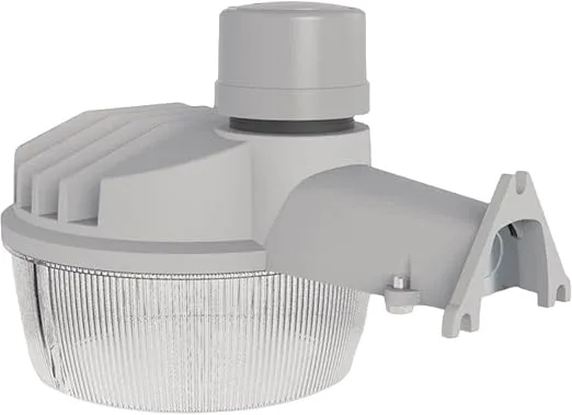 HALO 250-Watt Equivalent Integrated LED Grey Outdoor Area Light, 4000 Lumens, 4000K