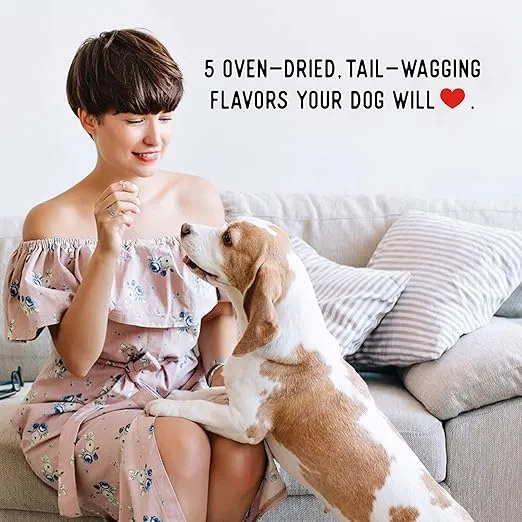 Farmland Traditions Dogs Love Chicken Premium Two Ingredients Jerky Treats for Dogs (1 lb. No Antibiotics Ever Human Grade USA Raised Chicken)