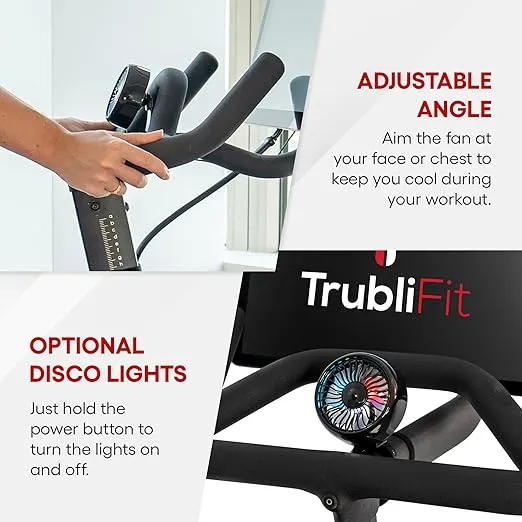 Fan for Peloton Bike & Peloton Treadmill - Accessories for Peloton - Fits Original, Bike+ or Tread - No Batteries or Charging Required