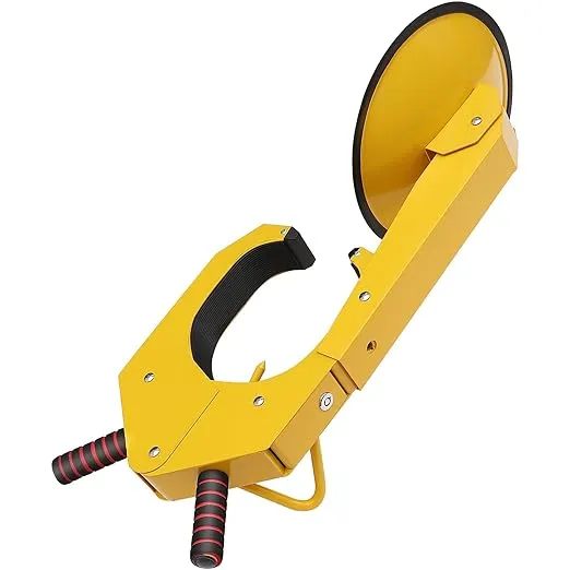 Mophorn 2pcs Heavy-Duty Trailer Wheel Clamp Locks - Adjustable Anti-Theft Tire Locks for Trailers, Cars, Trucks, SUVs