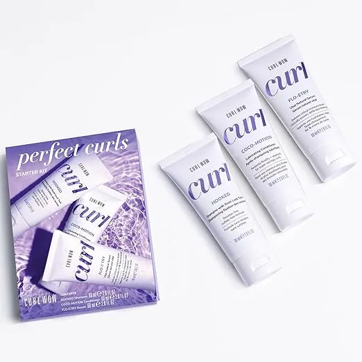 COLOR WOW Curl Wow Flo-etry Vital Natural Serum – Rich-oil blend moisturizes dry, dehydrated strands from root to tip for instantly plump, plush, juicy curls | No weight or greasy feel