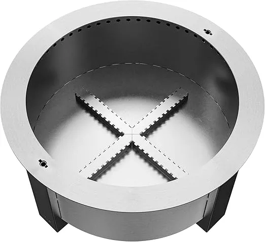 Breeo Smokeless FIrePit (X Series 30, Corten Steel) | 34.5 inch Smokeless Fire Pit for Outside | 94 Pounds | Ideal for Families Compatible with Wide Range of Breeo Accessories