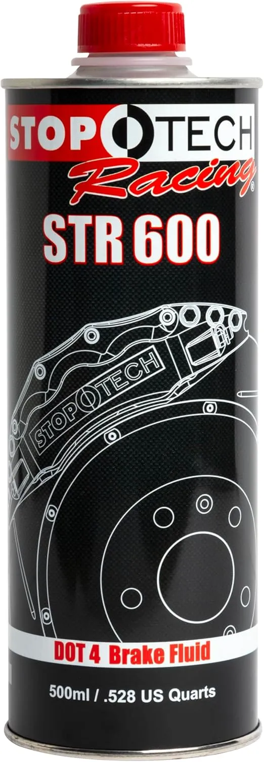 StopTech STR-600 High Performance Brake Fluid, Street Applications, Dry Boiling Point 594F/312C (501.00001)