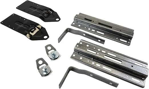 HappiJac Truck Camper Tie-Down Kit, Fits Select Chevrolet Silverado, GMC Sierra Classic Pickup Truck Beds, Includes Front Support Braces and Rear Anchors, Brackets - FT-CG9