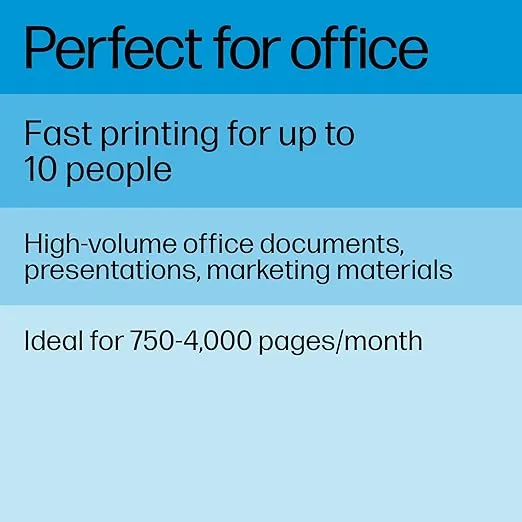 HP LaserJet Pro MFP 4101fdw Wireless Black & White All-in-One Laser Printer, Scanner, Copier, Fax, Best-for-Office (2Z619F)