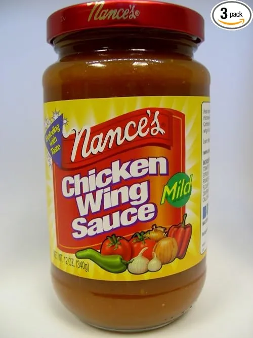 Nance's MILD Chicken Wing Sauce (Pack of 3) 12 oz Jars