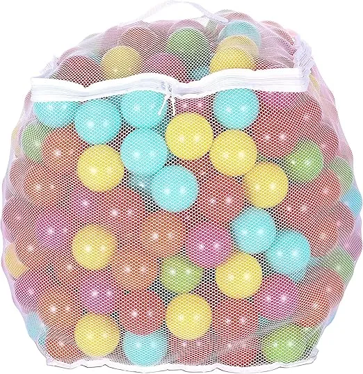 BalanceFrom Play PIt Balls, Kids Plastic Toy Balls for Playpen, Bounce House, or Pool