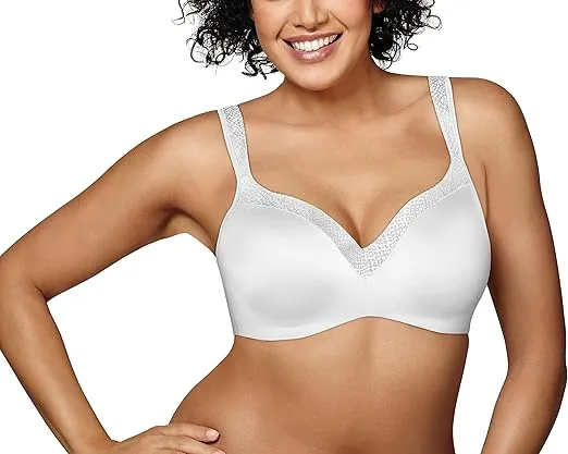 PLAYTEX Women's Secrets Full-coverage Underwire Bra, Balconette T-Shirt Bra for Full Figures