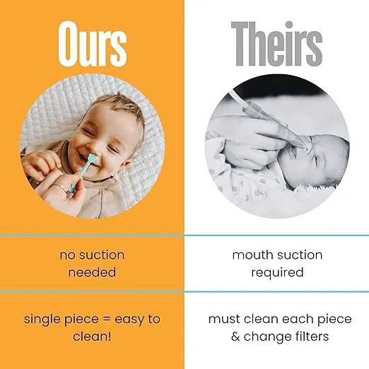 oogiebear: Baby Nose Cleaner & Ear Wax Removal Tool - Safe Booger & Earwax Removal for Newborns, Infants, Toddlers - Dual-Ended - Essential Baby Stuff, Diaper Bag Must-Have - 3 Pack