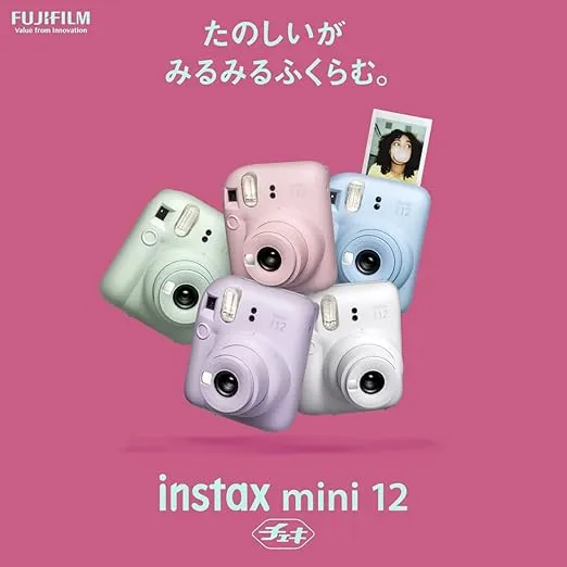 Fujifilm Instax Mini 12 Instant Film Camera, Lilac Purple