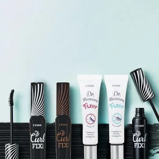 ETUDE Dr. Mascara Fixer For Super Long Lash #02 (Natural Extension) | | Long-Lasting Smudge-Proof Mascara Fixer with Lengthening Effect | Korean Makeup