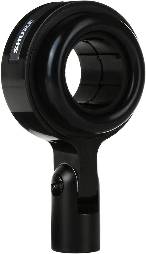 Shure A55M Shock Mount Microphone Clip - Shockstopper Isolation Mount and Adapter for for Handheld Mics with 3/4 (25-30mm) Barrel Diameter including Shure models SM, KSM, and more