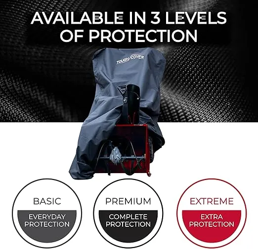 Tough Cover Premium-schneefräse Abdeckung. Heavy Duty 600d Marine-Grad Stoff. Universal-fit. Wetter, uv und Mold Schutz