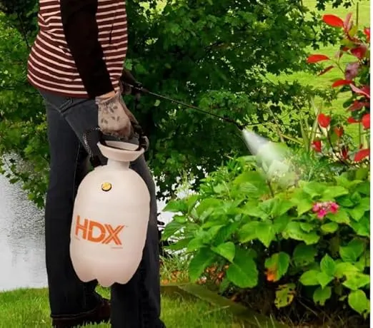 HDXs 2 Gallon Multi-Purpose Lawn and Garden Pump Sprayer, Durable Kink-Resistant Hose ensures Comfort and Great Performance