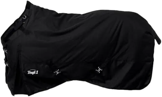 Tough1 1200D Turnout Blanket with Snuggit (200 fill) Black 81"