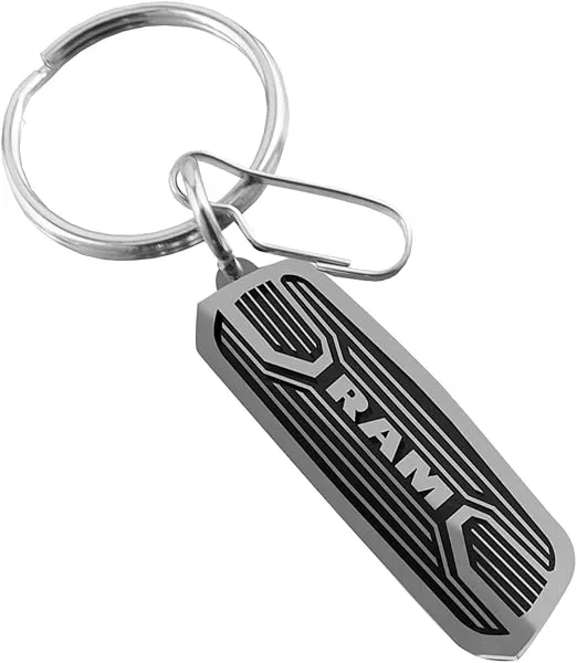 Plasticolor 004475R01 Compatable with RAM Grill Metallic Key Chain