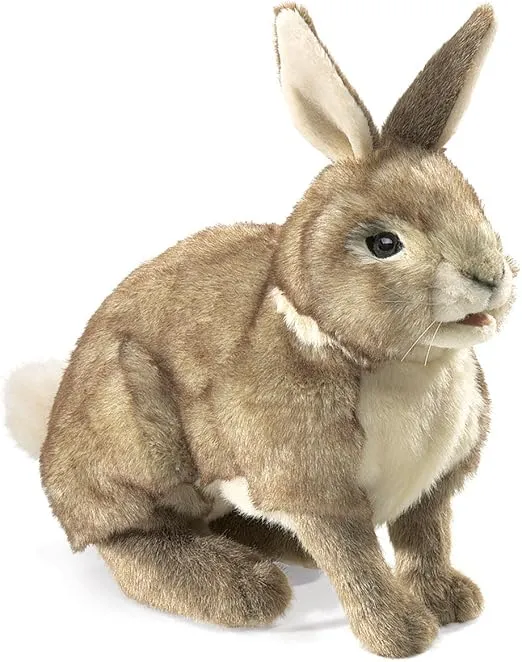 Folkmanis Cottontail Rabbit Hand Puppet Brown, 1 EA