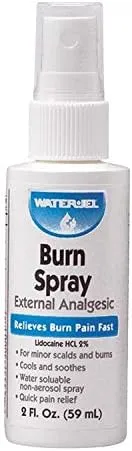 First Aid Burn Spray, Antiseptic Burn Pump Bottle, 2 Ounce, 4 Pack, MS-46410