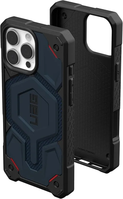 URBAN ARMOR GEAR UAG Designed for iPhone 16 Pro Max Case 6.9" Monarch Pro - Compatible with MagSafe Charging Rugged Heavy Duty Shockproof Anti-Slip Military Grade Protective Cover, Kevlar Mallard