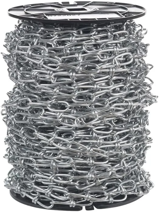 Campbell Tool Chain Double Loop Inco 2/0 Zinc Plated 155' Per Roll