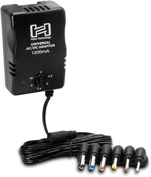 Hosa ACD-477 Universal Power Adaptor with DC Output up to 12V