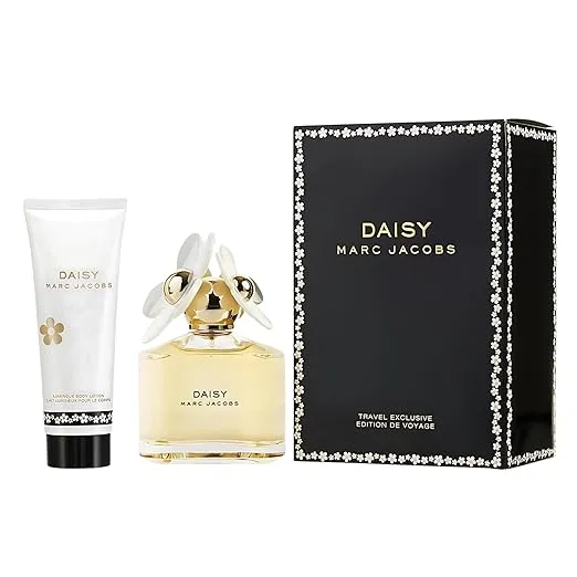 Marc Jacobs Daisy 2-Piece Fragrance Set (Eau de Toilette Spray, 3.4 Ounce and Luminous Body Lotion, 2.5 Ounce)