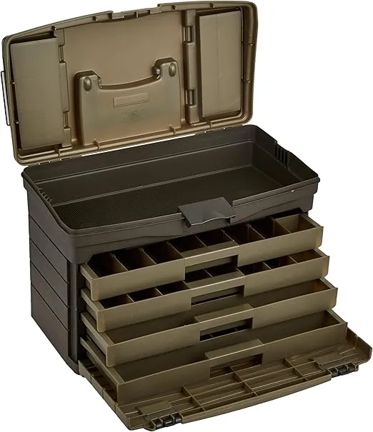Plano Four Drawer Tackle System,Premium tackle storage and tool organization, Premium Tackle Storage