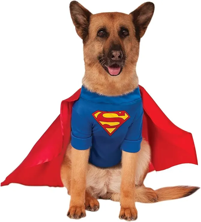 Rubies DC Comics Superman with Arms Pet Costume, Medium for Themed Parties and Halloween