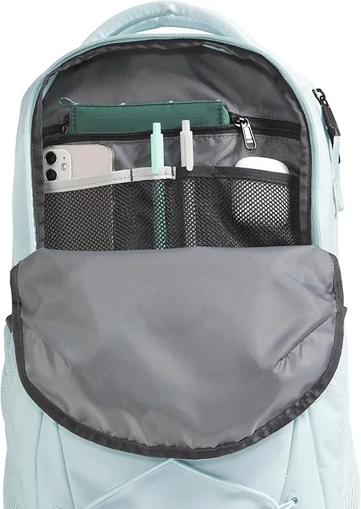 THE NORTH FACE Women's Jester Everyday Laptop Backpack, Ice Blue/TNF Black, One Size