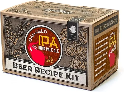 Craft A Brew Recipe Kit - Oak Aged IPA Refill - 1 Gallon - Ingredients for Home Brewing Beer