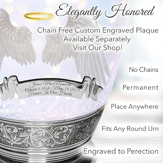 Angel Cremation Urn for Ashes Adult Male & Female Personalized Cremation Urns for Human Ashes Adult Female Decorative Urns for Ashes - Beautifully Handcrafted Medium Urn for Ashes for Women & Men