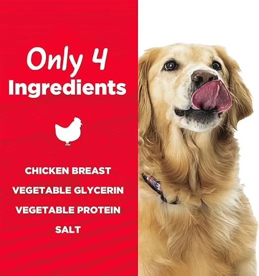 Chicken Jerky Tender Dog Treats, High Protein, Low Fat, No Artificial Colors, 16 oz