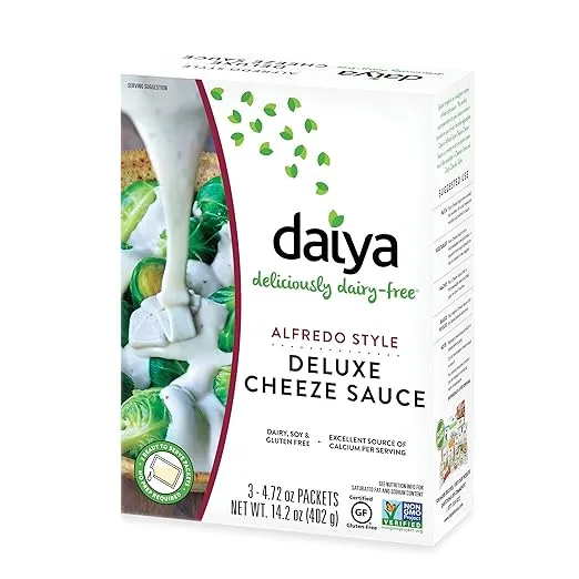 Daiya Alfredo Style Deluxe Cheeze Sauce, Dairy Free, 14.2 Ounces (Pack Of 8)