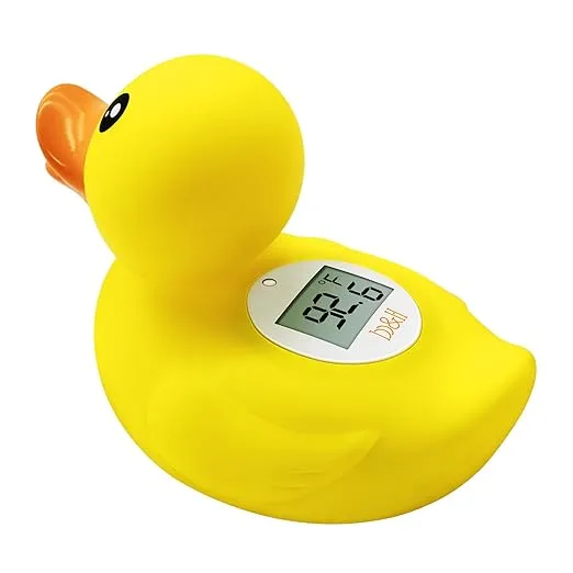 b&h Duck Baby Bath Thermometer, Toddlers Bath Temperature Thermometer Safety Floating Toy, Bathtub Thermometer, at Fahrenheit and Celsius Degree