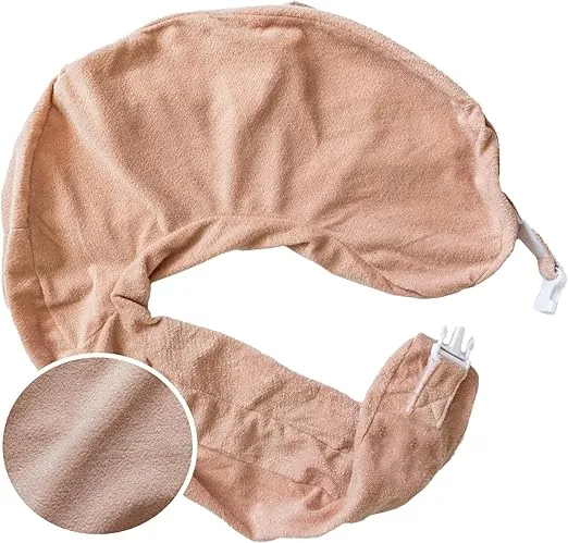My Brest Friend Deluxe Nursing Pillow Cover - Slipcovers for Baby - Adjustable Fit, Easy Care, Durable - Original Nursing Pillow Not Included, Soft Rose