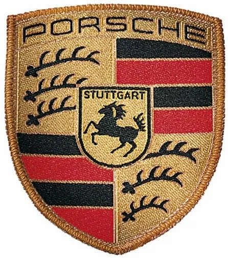 Porsche Crest Sew-On Badge