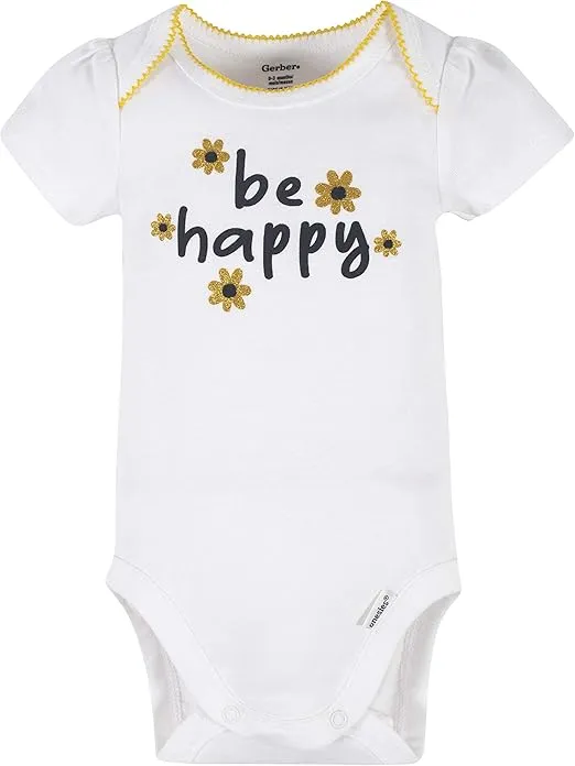 Gerber Baby Girls' Toddler 4-Piece Shirt, Onesie, Skirted Panty and Pant Set