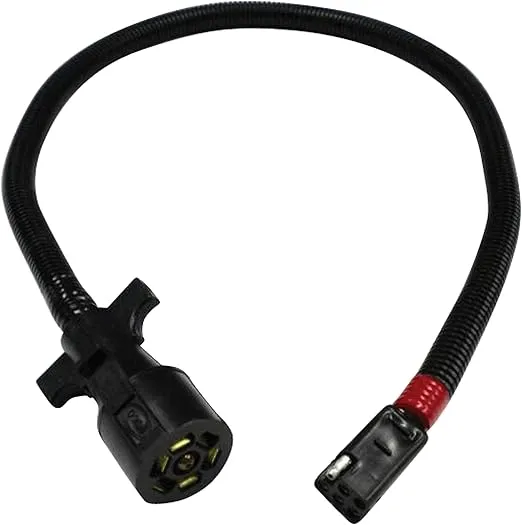 40035 Coachment/Viking 7-6 Way Pigtail - Red, 36"