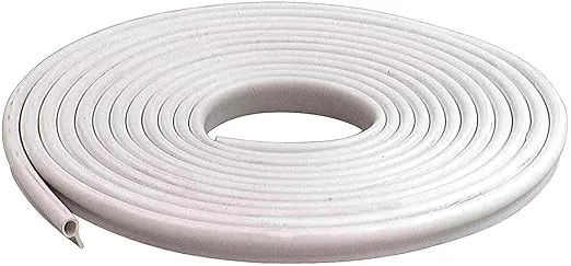 M-D Building Products 78394 1/2-Inch by 17-Feet Vinyl Gasket Weatherstrip, White