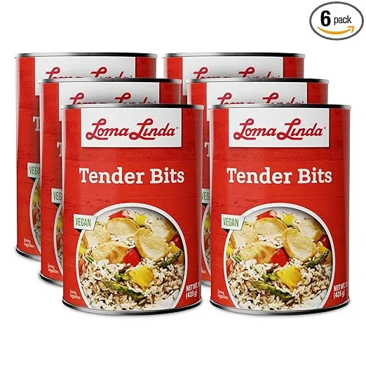 Loma Linda - Plant-Based Meats (Tender Bits (15 oz.), 6 Pack)