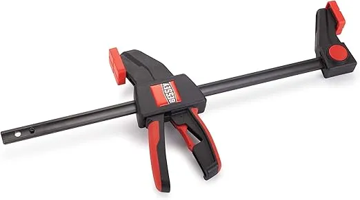 BESSEY EHK SERIES - 300 lb Clamping Force - 06 in - EHKL06 Trigger Clamp Set - 3.125 in. Throat Depth - Wood Clamps, Tools, & Equipment for Woodworking, Carpentry, Home Improvement, DIY