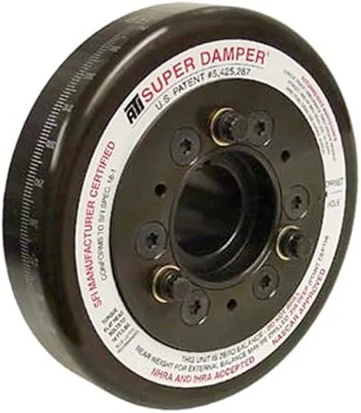 ATI Performance Products 917781 6.325" Harmonic Damper for Small Block Chevrolet , Black