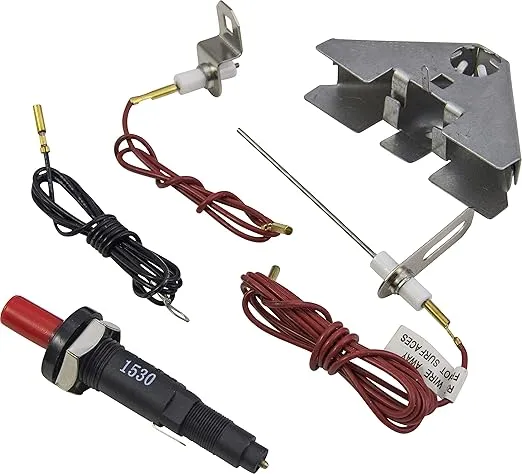 Char-Broil Universal Dual-Spark Piezo Ignitor,Black/Red/silver, Grill & Smoker: Small