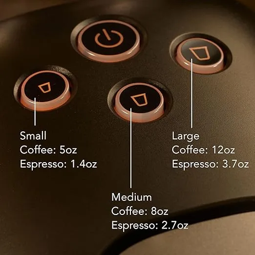 L'OR Barista System Coffee and Espresso Machine Combo by Philips, Matte Black