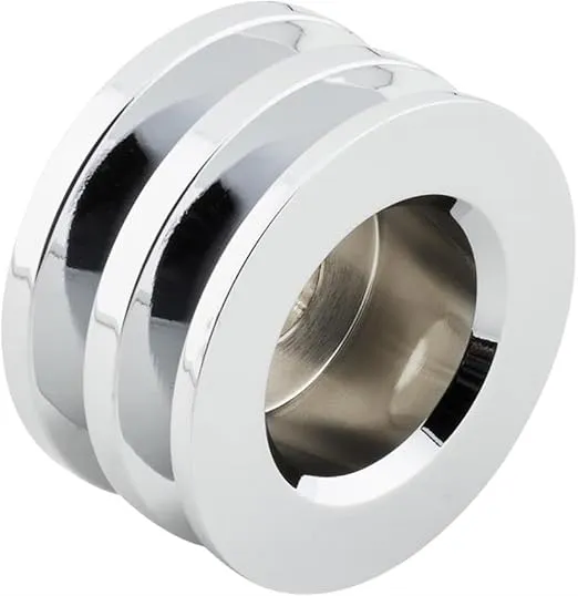 Chrome Dual Goove Alternator Pulley